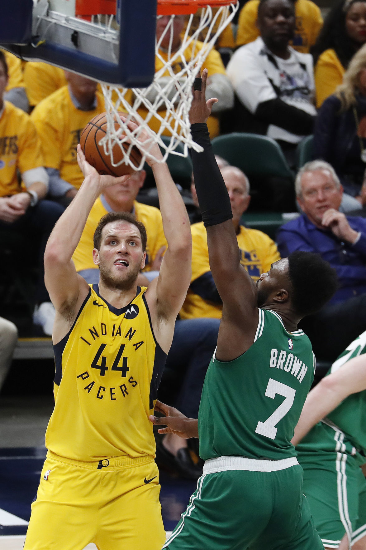 NBA: Playoffs-Boston Celtics at Indiana Pacers